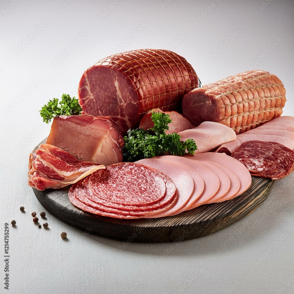 salami, ham