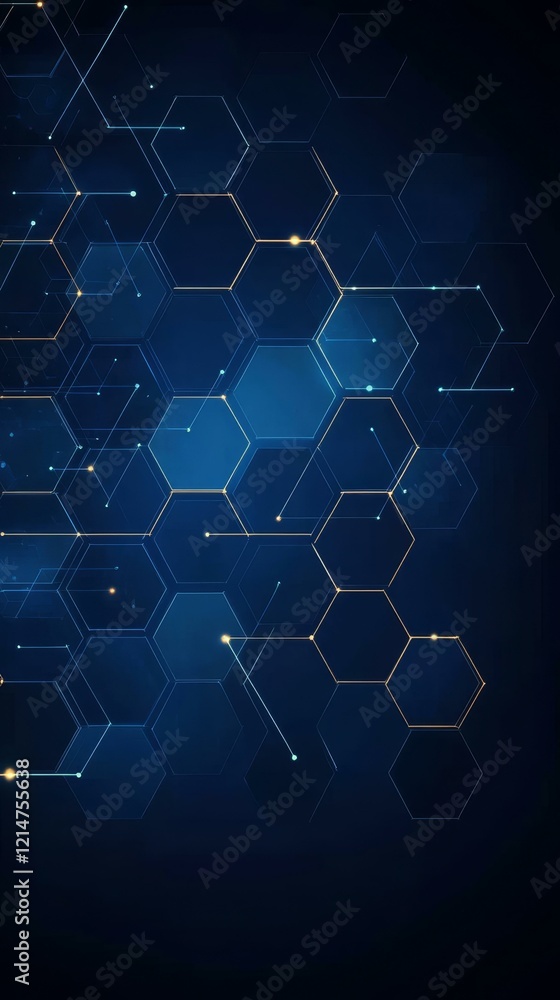 Abstract Geometric Hexagon Pattern Design Abstract Geometric Hexagon Pattern Design