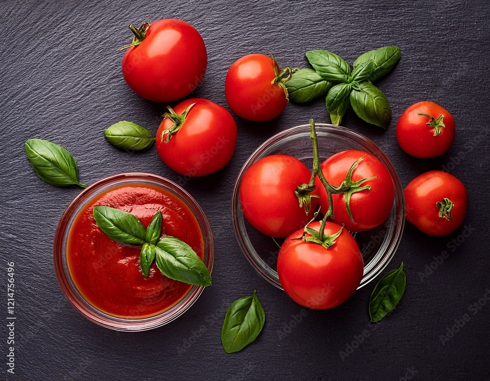 tomatoes at table