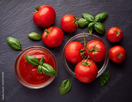 tomatoes at table