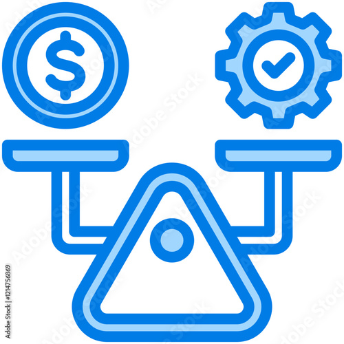 Break Even Point Icon