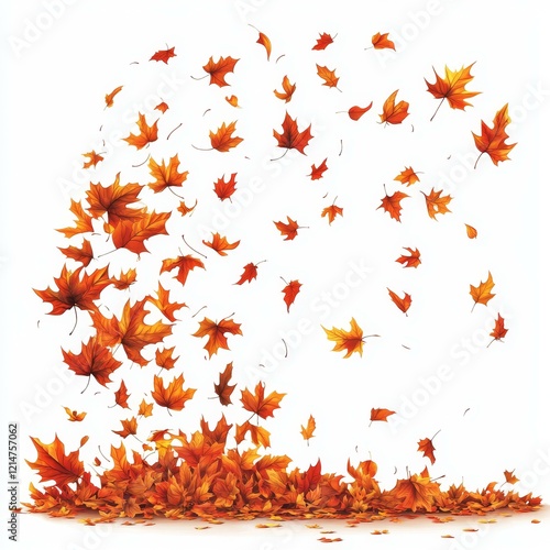 Autumn Leaves Falling photo