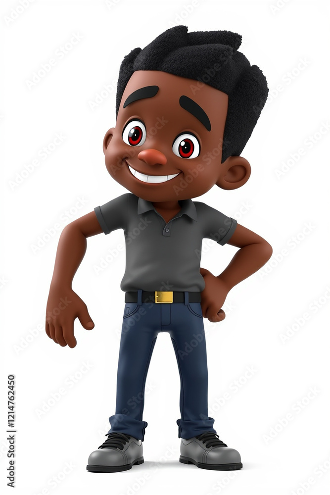 3D Cartoon Boy 3D Cartoon Boy