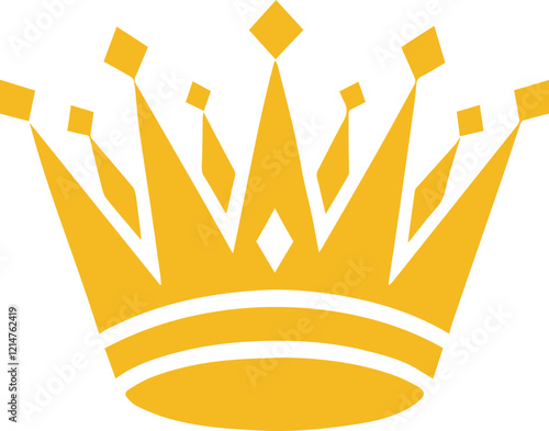Elegant Crown Icon - Royalty and Prestige Designs