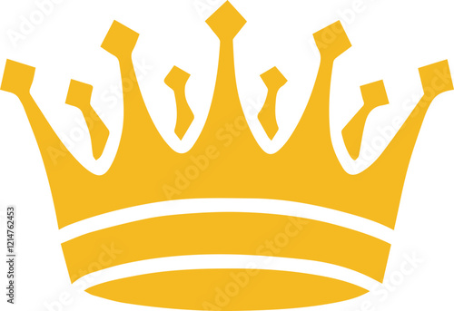 Elegant Crown Icon - Royalty and Prestige Designs