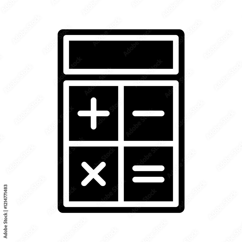 Obraz premium calculator icon