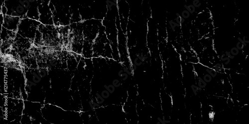 Abstract grunge black color cracks and scratches plaster concrete dust wall texture design. black marble texture. old distressed wall surface background. black painted crack wall background.