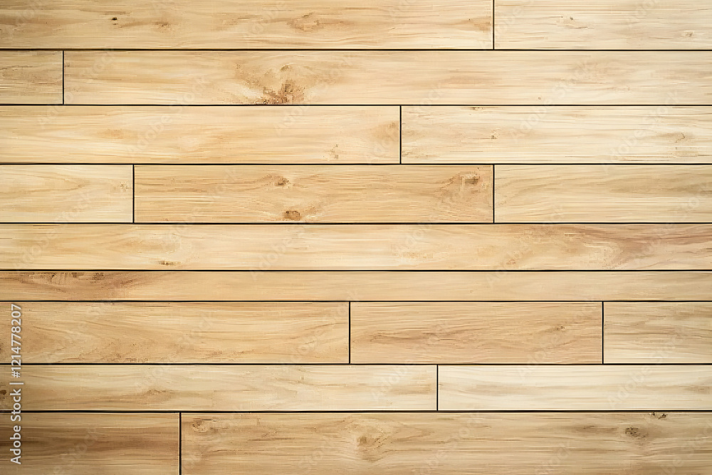 Fototapeta premium Light Brown Wooden Planks Texture Background