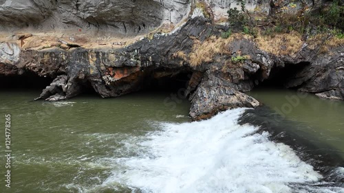 river, water and cave