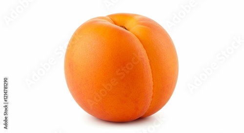 Wallpaper Mural Fresh Ripe Apricot Fruit Isolated on White Background Torontodigital.ca