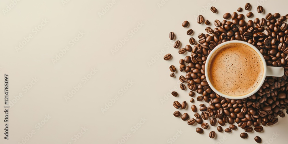 Naklejka premium Coffee Bliss