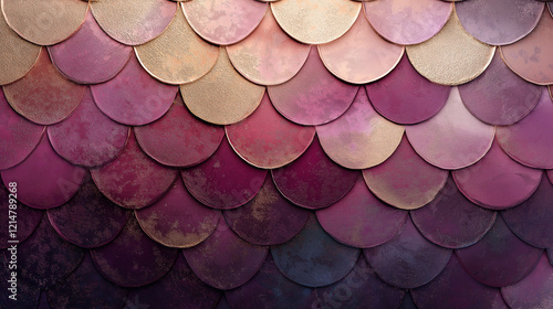 Wallpaper Mural Nature-Inspired Iridescent Scales Background Torontodigital.ca