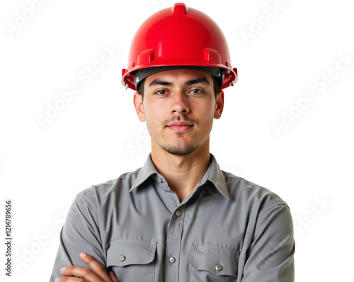 Professional photograph of Worker Wear Hardhat
 photo