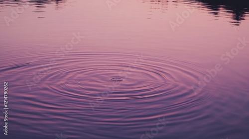 Serene Ripple Patterns on Calm River Surface