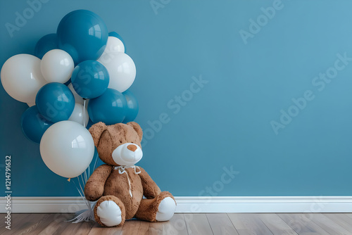Teddy Bear Sits Peacefully ...