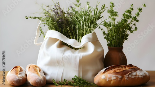 Freshly Baked Bread and Her...