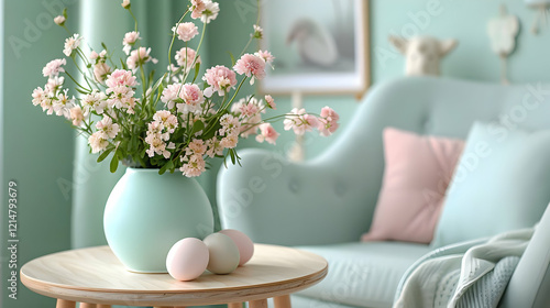 Pastel-Colored Flowers and ...