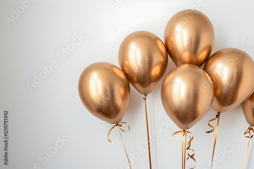 Shiny Gold Balloons Float E...