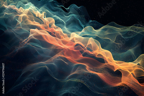 Abstract Background with Co...