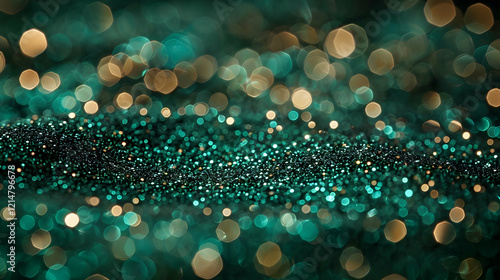 Glittering Teal Background ...