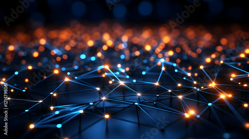 Abstract 3D network with gl...