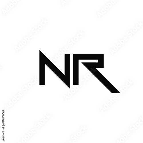 Free Download NR monogram logo design letter text name symbol monochrome logotype alphabet character simple logo - GFXLoad