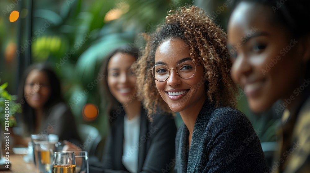 An executive team discussing sustainability strategies around a conference table An executive team discussing sustainability strategies around a conference table