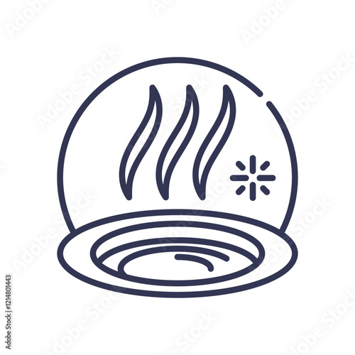 Steam rising from a hot tub symbolizes warmth and relaxation.