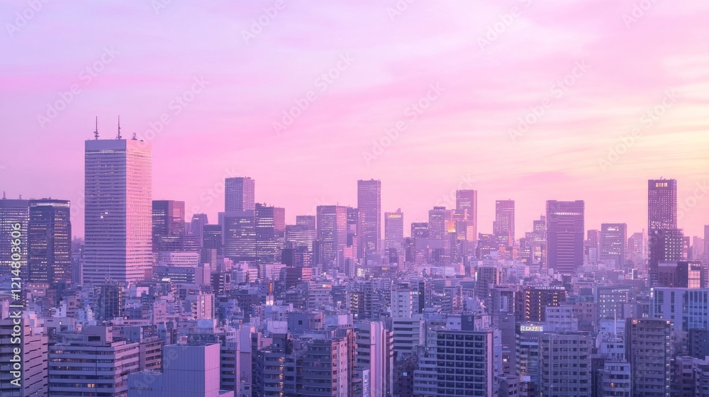 Vibrant Urban Tapestry: Majestic City Skyline with Multicolored Glowing Buildings, Cinematic Ultra-Detailed Image Vibrant Urban Tapestry: Majestic City Skyline with Multicolored Glowing Buildings, Cinematic Ultra-Detailed Image