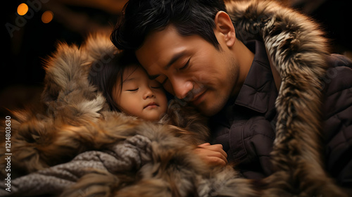 A Father Embraces his Sleep...