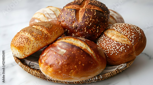 Freshly Baked Bread Rolls S...