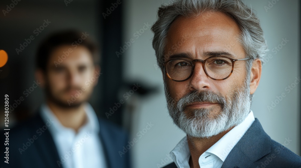 A wise and mature business man A wise and mature business man