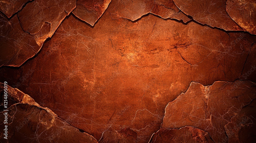 Fototapeta premium Cracked earth texture nature background close-up