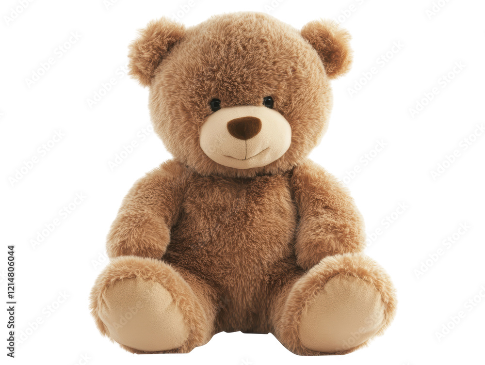 Fototapeta premium Isolated Brown Teddy Bear Plush Toy