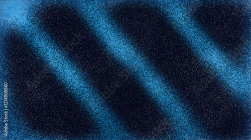 Abstract Blue Diagonal Stri...