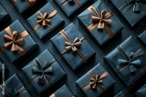 Elegant Dark Blue Gift Boxe...