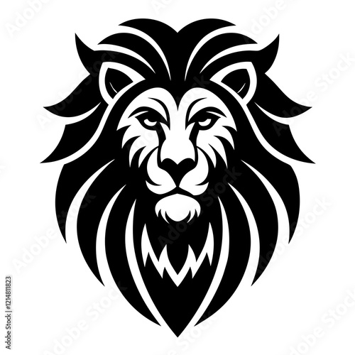 Golden Lion Head Logo: High-End Automotive & Financial Design