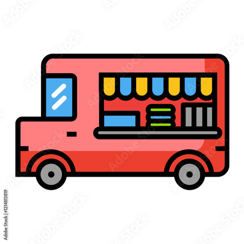 food truck icon design