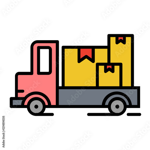 shipping truck icon