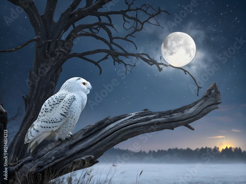 owl in the night