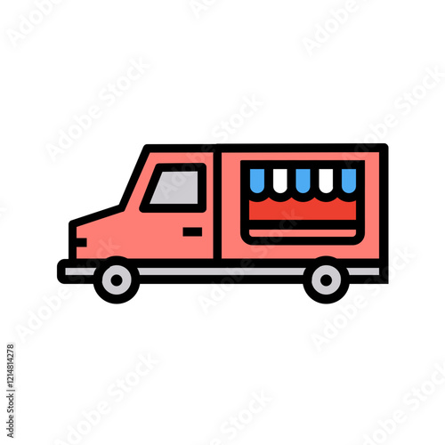 food truck icon design