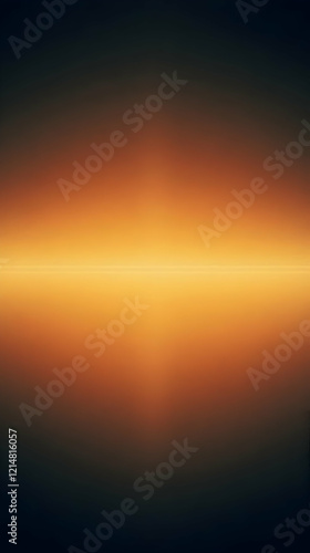 Abstract Orange and Black G...