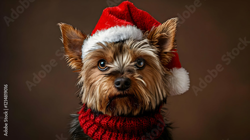 Adorable Puppy Dog Wears a ...