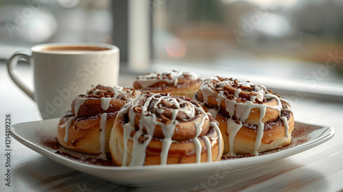 Freshly Baked Cinnamon Roll...