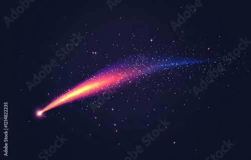 Wallpaper Mural A dark night sky with stars and nebulae, a cosmic background with a starry blue galaxy. Space and universe concept. Vector illustration of space. Design element for a banner or poster. Torontodigital.ca