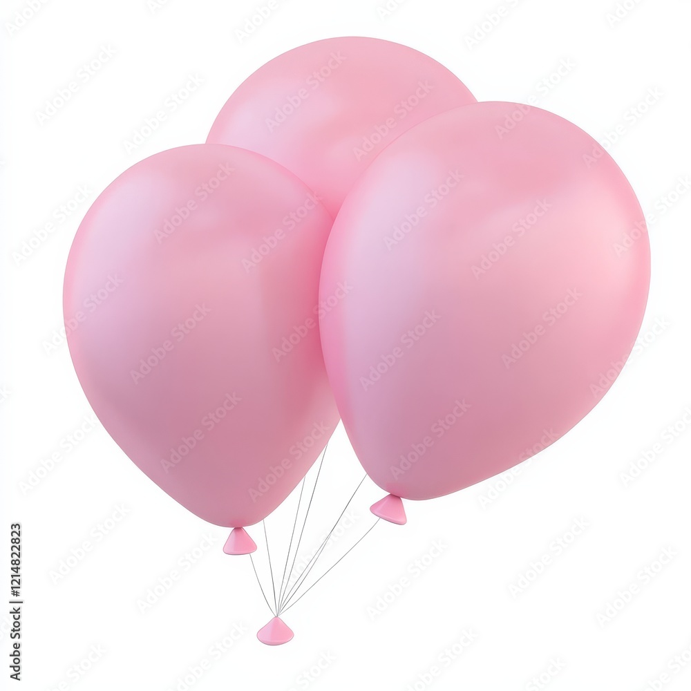 custom made wallpaper toronto digitalThree pink balloons floating together, creating a festive and cheerful atmosphere perfect for celebrations and events.