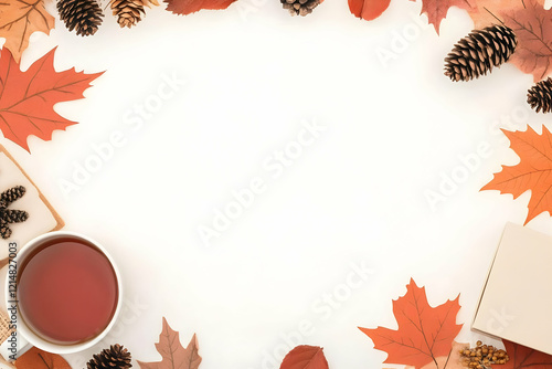 Autumn Still Life with Tea,...