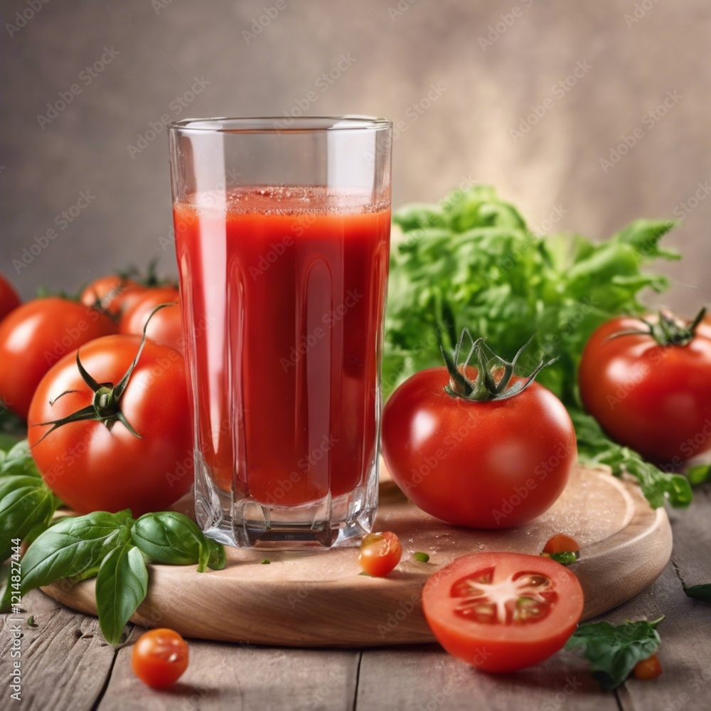 Tomato juice .
