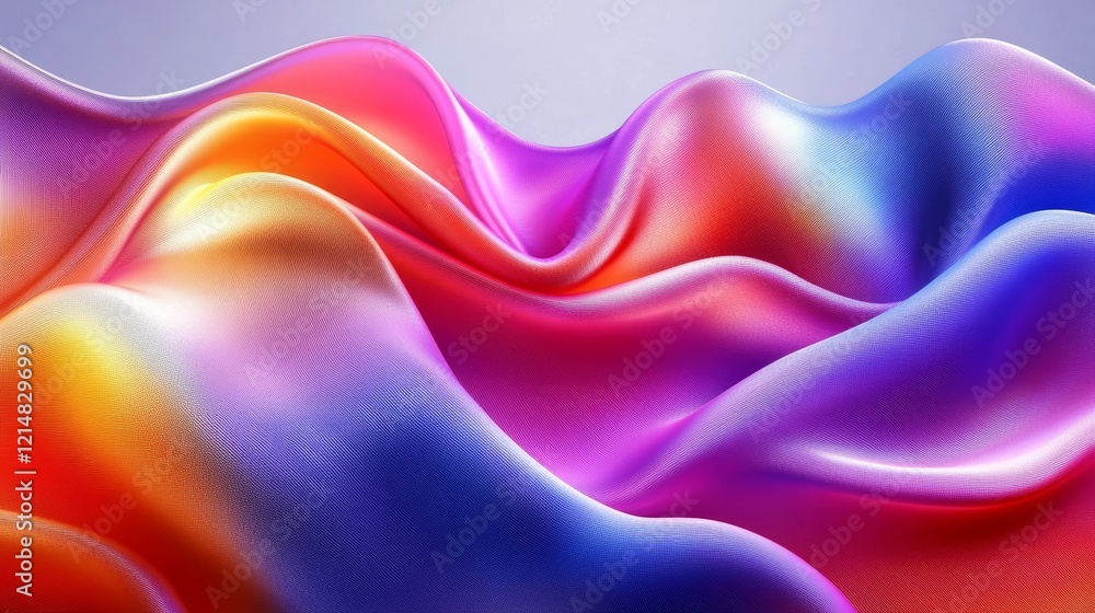 Obraz premium Rich layers of translucent fabric create a stunning visual effect.