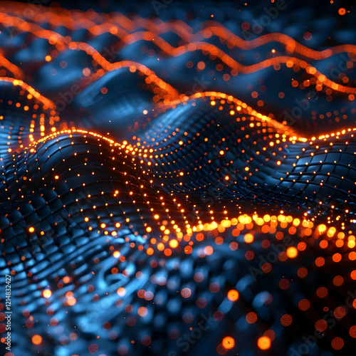 Abstract 3D background form...